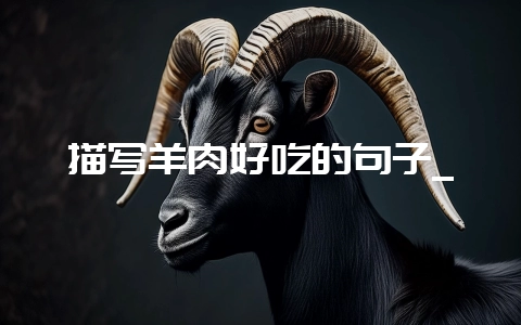 描写羊肉好吃的句子_-会东网