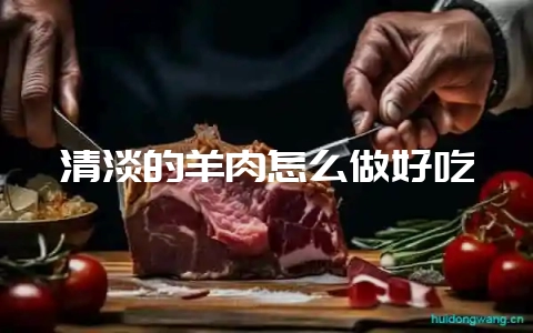 清淡的羊肉怎么做好吃-会东网