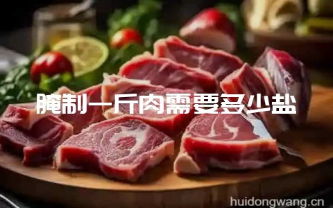 腌制一斤肉需要多少盐-会东网