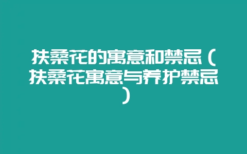 扶桑花的寓意和禁忌(扶桑花寓意与养护禁忌)插图 扶桑花的寓意和禁忌(扶桑花寓意与养护禁忌)插图