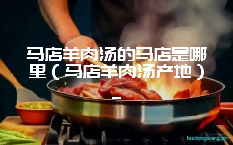 马店羊肉汤的马店是哪里(马店羊肉汤产地)_-会东网