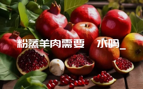 粉蒸羊肉需要焯水吗_-会东网