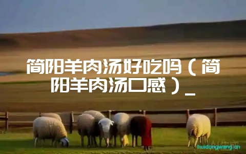 简阳羊肉汤好吃吗(简阳羊肉汤口感)_-会东网