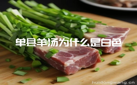 单县羊汤为什么是白色-会东网