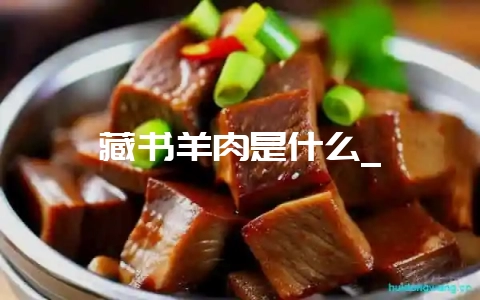 藏书羊肉是什么_-会东网