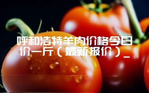 呼和浩特羊肉价格今日价一斤(最新报价)_-会东网