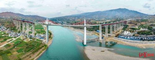 会东网资讯:沿江高速宁攀段关键大桥贯通,向6月底通车目标迈进-会东网