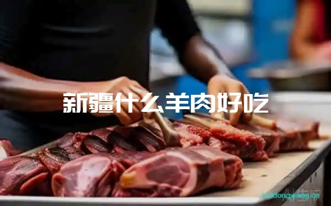 新疆什么羊肉好吃-会东网