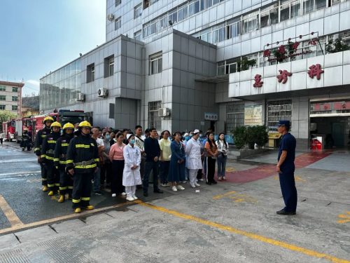 会东县医院联合消防队,开展生命安全演练-会东网