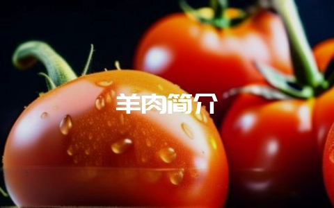 羊肉简介-会东网