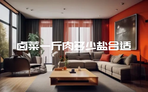 卤菜一斤肉多少盐合适-会东网