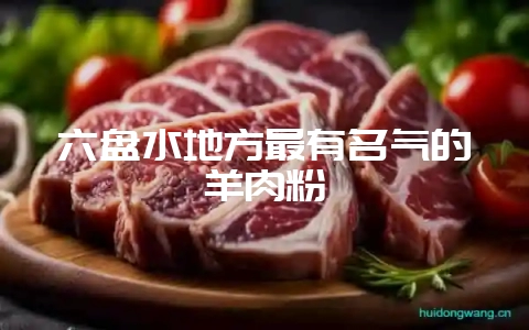 六盘水地方最有名气的羊肉粉-会东网