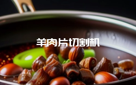羊肉片切割机-会东网