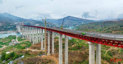 会东网资讯:沿江高速宁攀段关键大桥贯通,向6月底通车目标迈进插图3 会东网资讯:沿江高速宁攀段关键大桥贯通,向6月底通车目标迈进插图3