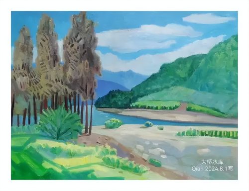 会东县政协诗书画院:重走长征之路写生团冕宁桥镇活动简报插图25 会东县政协诗书画院:重走长征之路写生团冕宁桥镇活动简报插图25