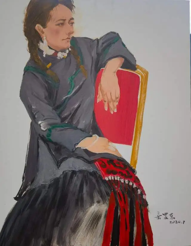 会东县政协诗书画院:重走长征之路写生团冕宁桥镇活动简报插图31 会东县政协诗书画院:重走长征之路写生团冕宁桥镇活动简报插图31