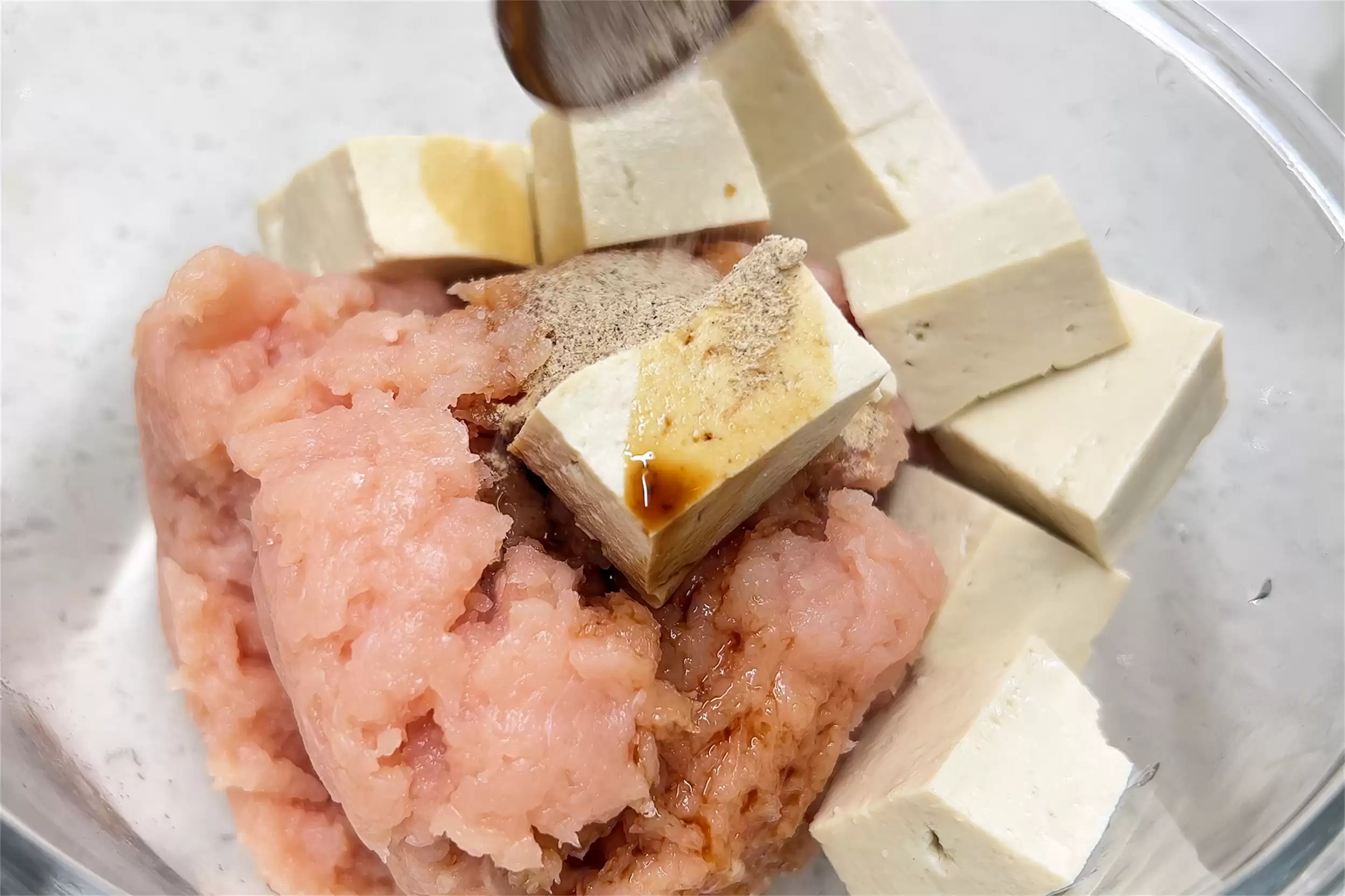 鸡胸肉老豆腐巧制丸子，低脂营养不发胖插图4