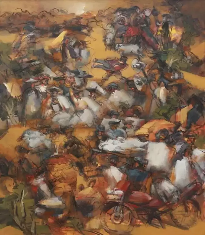 高清图集：曹辉油画作品集《与此山盟》西昌展出！插图28
