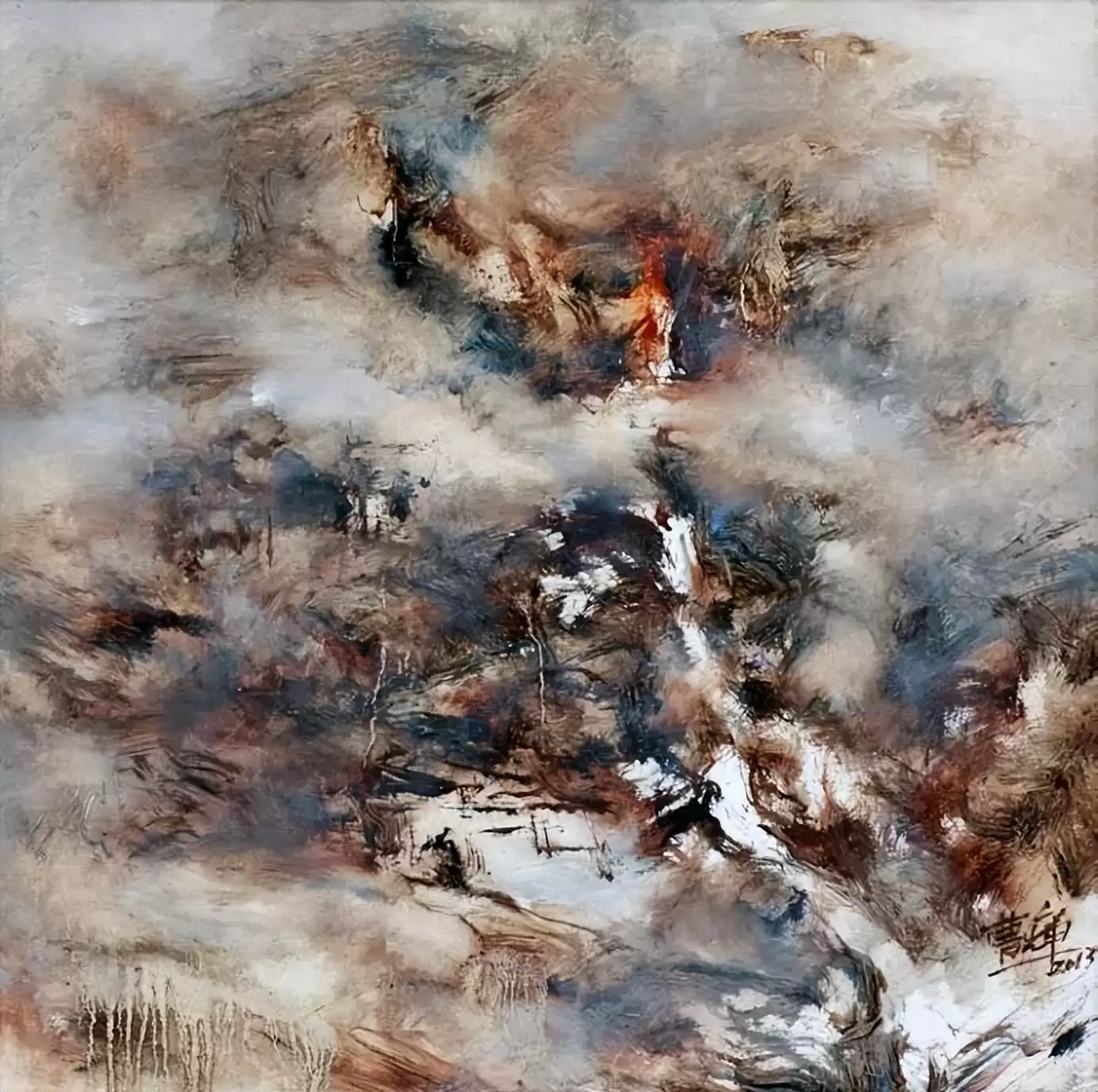 高清图集：曹辉油画作品集《与此山盟》西昌展出！插图12