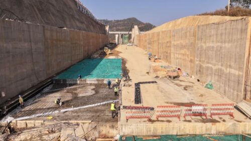 两岔河水库一期项目全力冲刺,决战四季度插图2 两岔河水库一期项目全力冲刺,决战四季度插图2