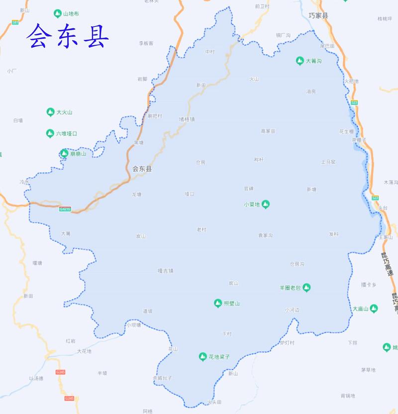会东县城详细地图高清版下载及使用指南-会东网