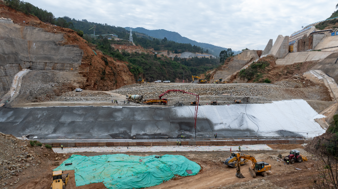 会东两岔河水库建设忙:粘土心墙堆石坝稳步推进,上游挡水围堰即将完工插图1 会东两岔河水库建设忙:粘土心墙堆石坝稳步推进,上游挡水围堰即将完工插图1