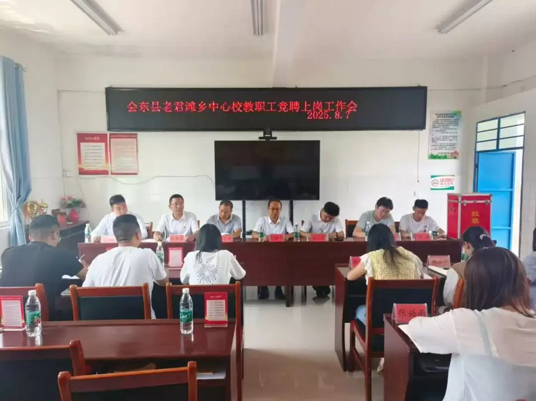 会东县老君滩乡中心校 “县管校聘” 改革启动,优化师资赋能乡村教育振兴插图 会东县老君滩乡中心校 “县管校聘” 改革启动,优化师资赋能乡村教育振兴插图